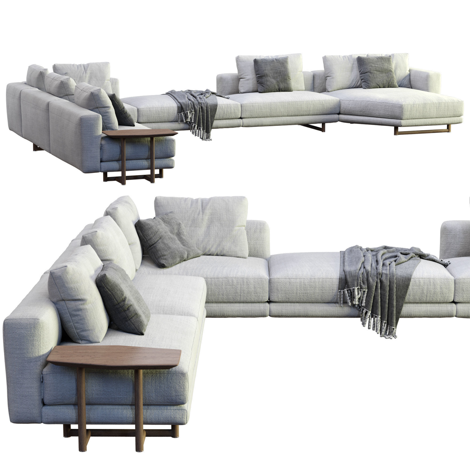 Abacus Sofa By Porada 3D model_3