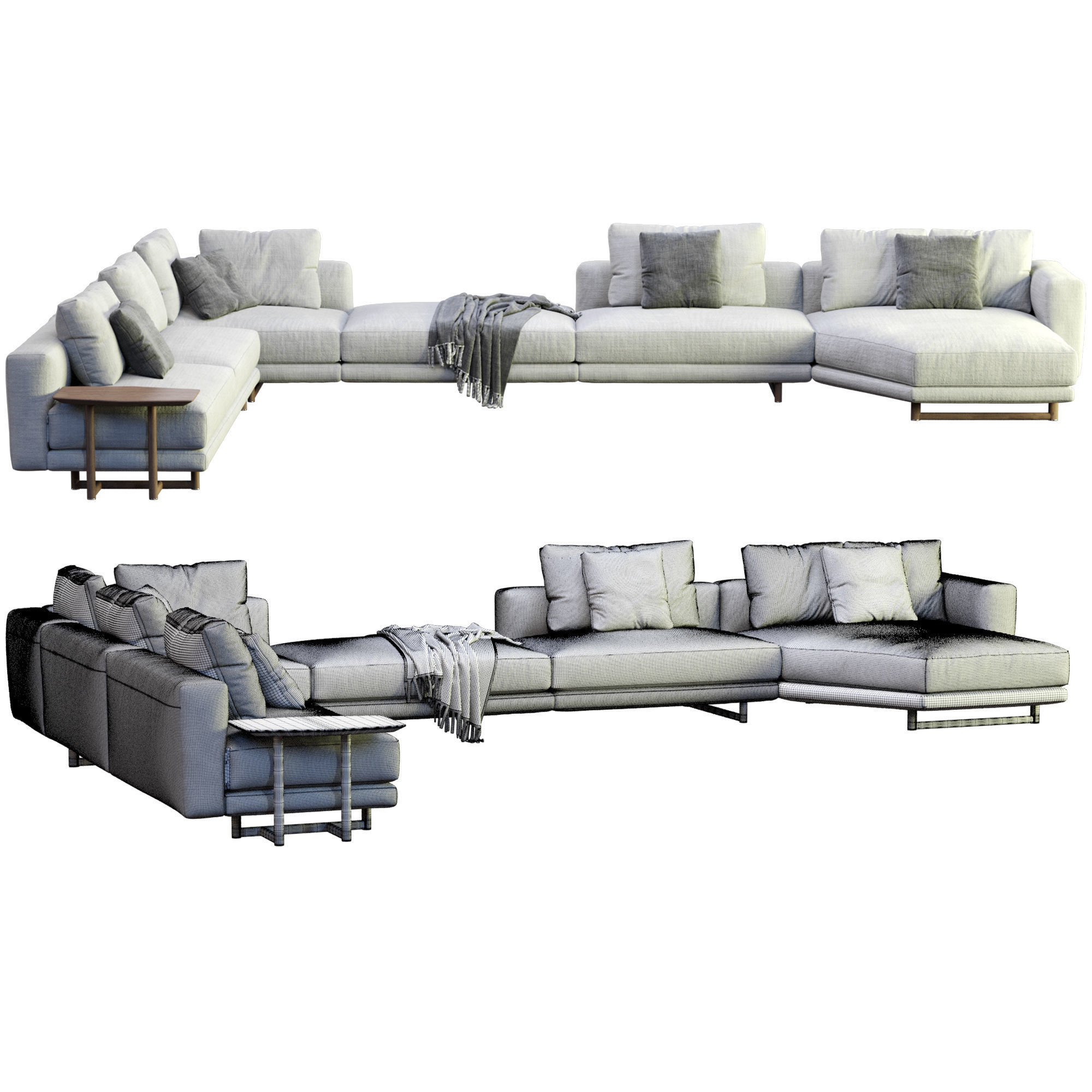 Abacus Sofa By Porada 3D model_4