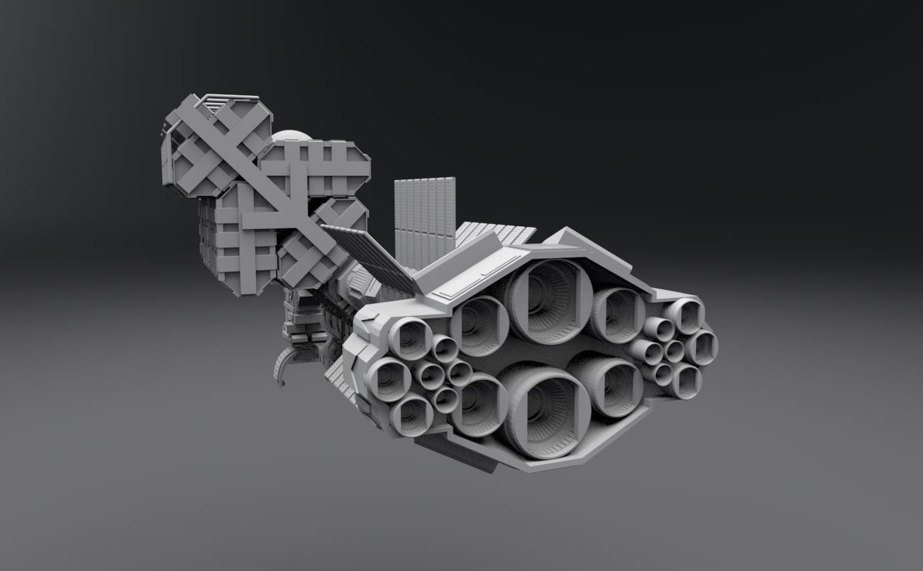 Alexei Leonov Ship Scale model 3D print model_2