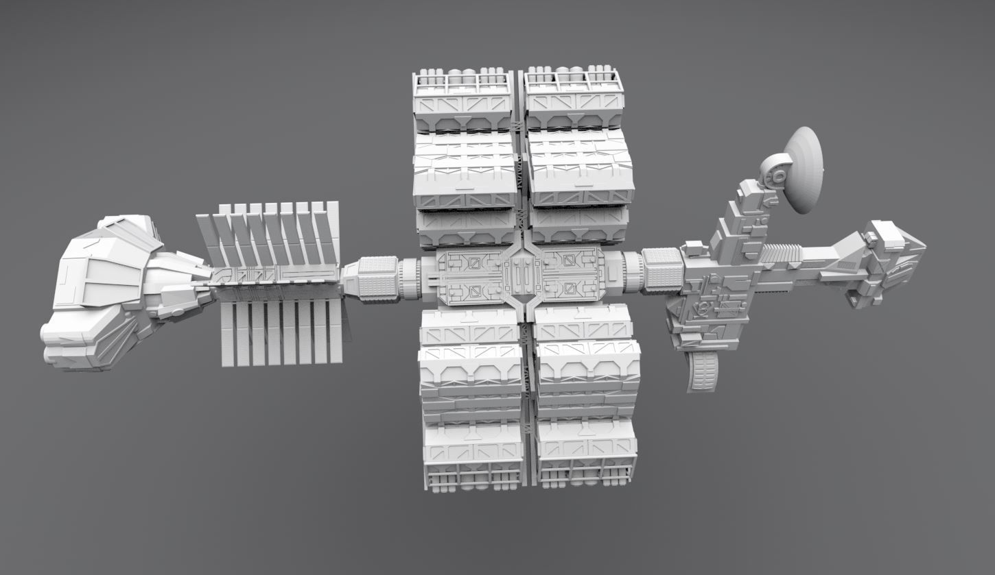 Alexei Leonov Ship Scale model 3D print model_3