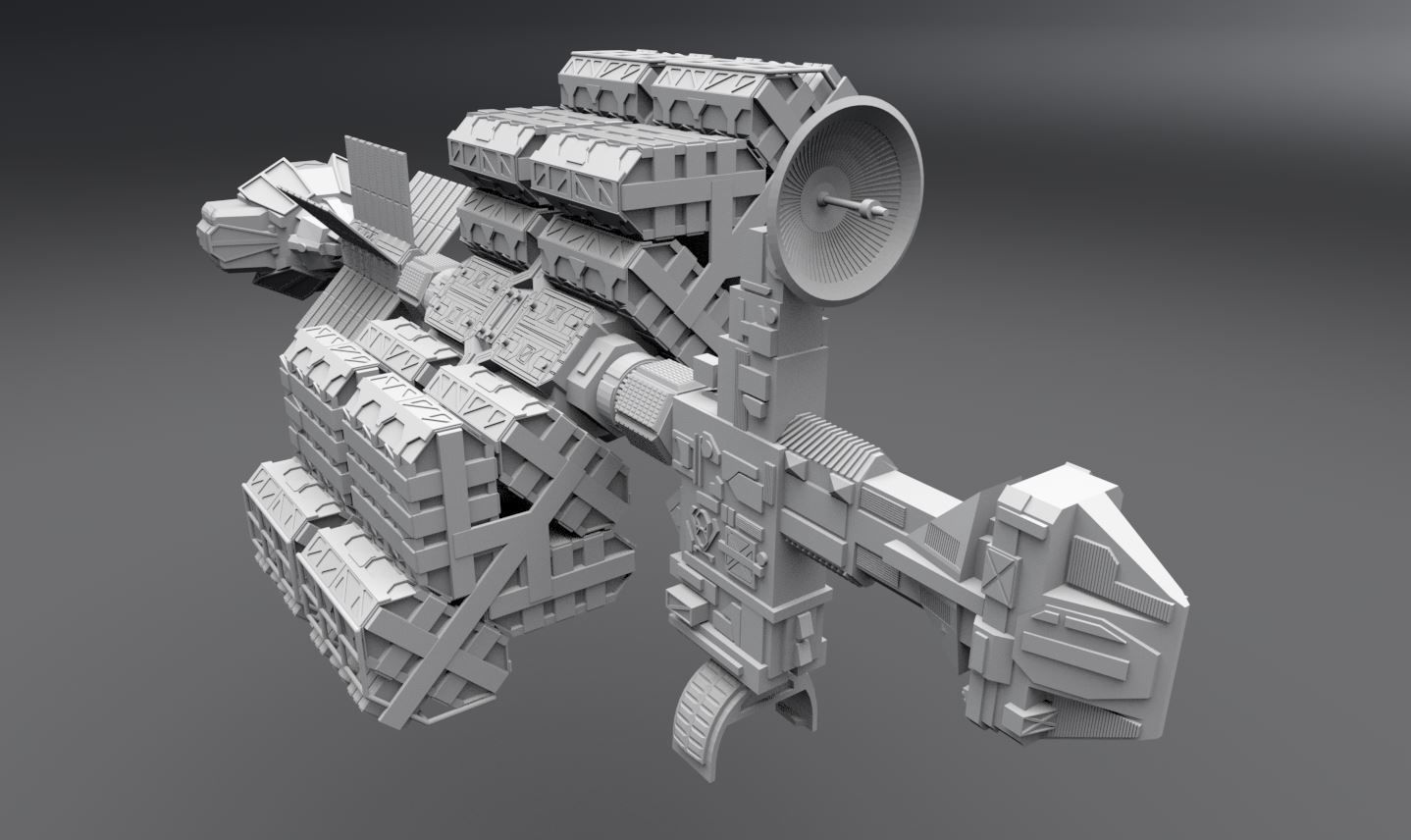 Alexei Leonov Ship Scale model 3D print model_4