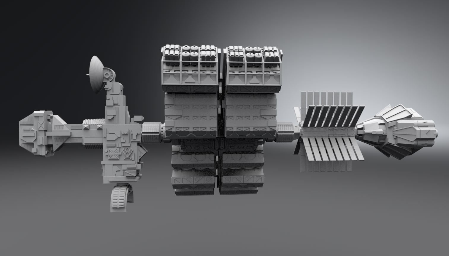 Alexei Leonov Ship Scale model 3D print model_1