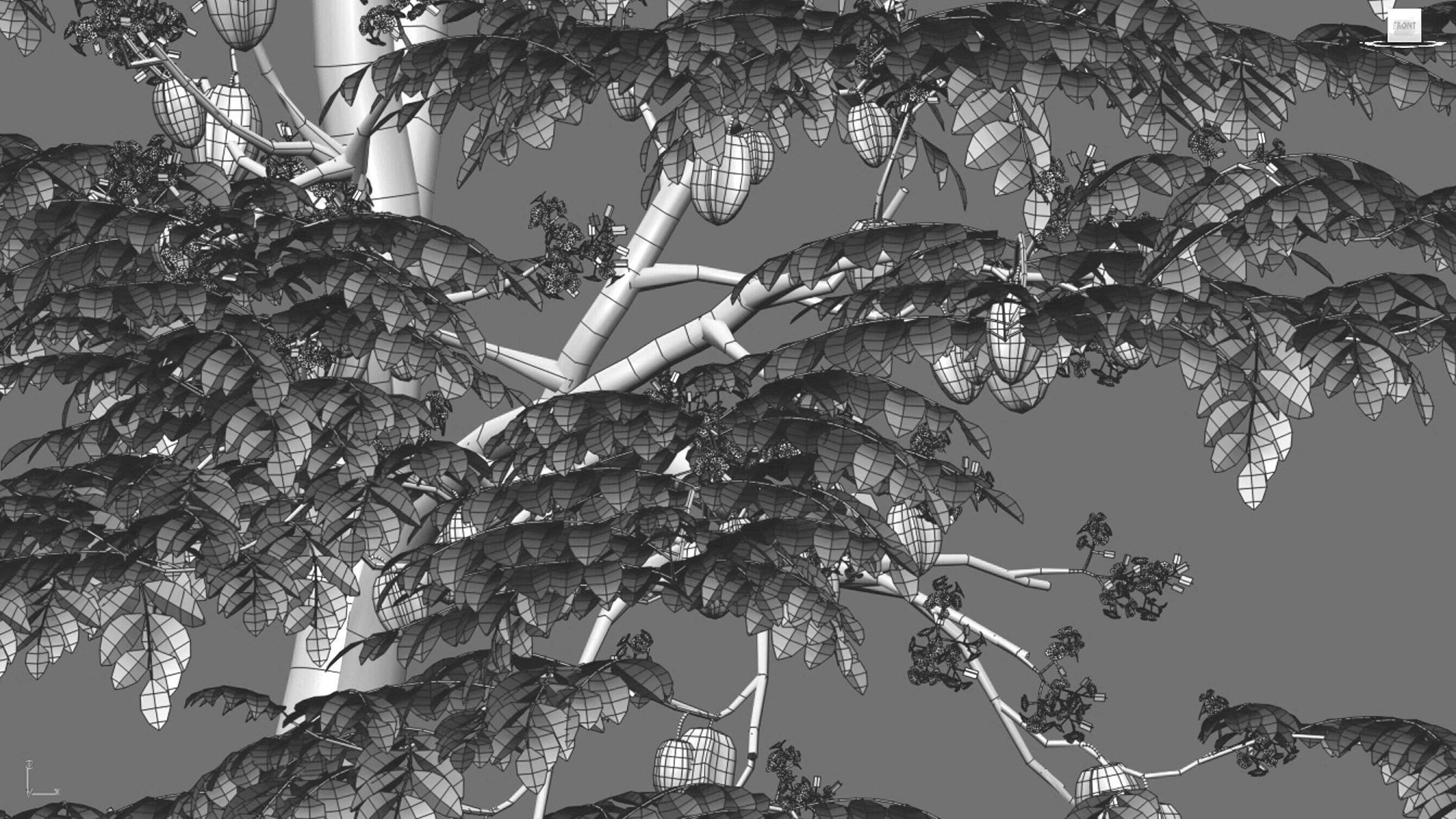 Japanese garden 3D model_10