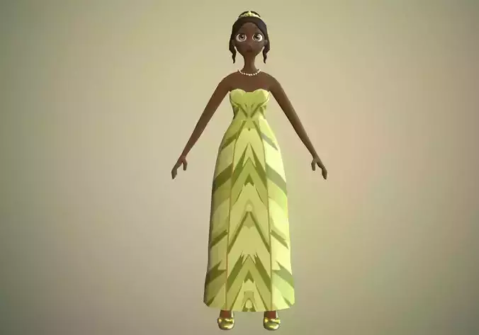 black beautiful woman with yellow dress 