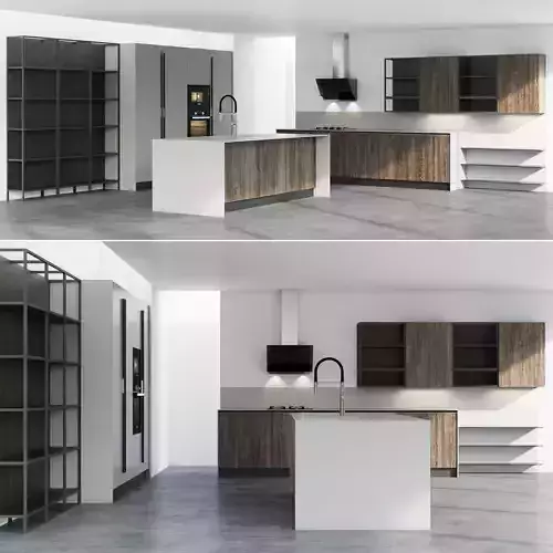 Kitchen2 bosch microwave oven