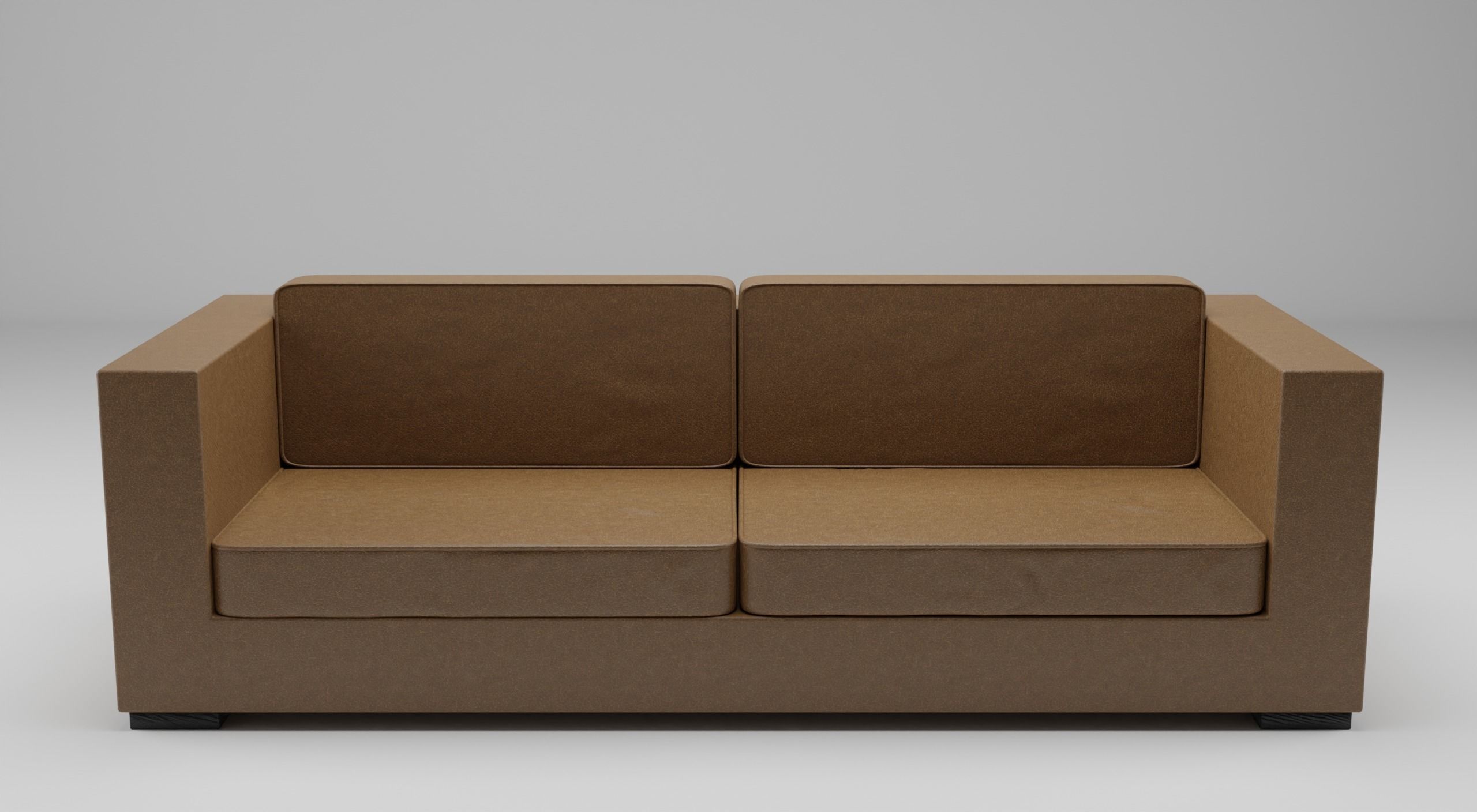 Leather Sofa 3D model_1