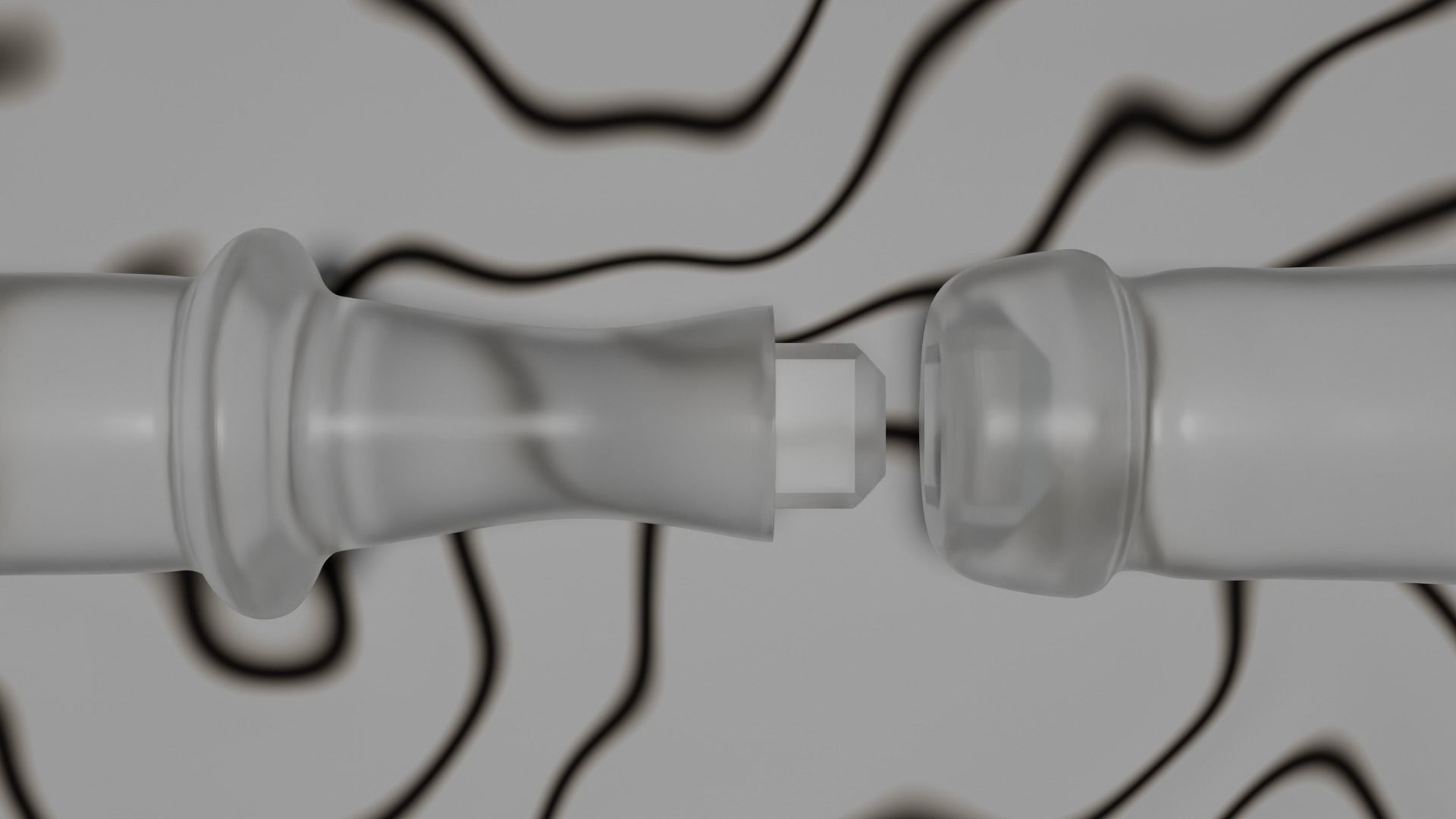 Masquerade Mask on Stick 3D print model_9