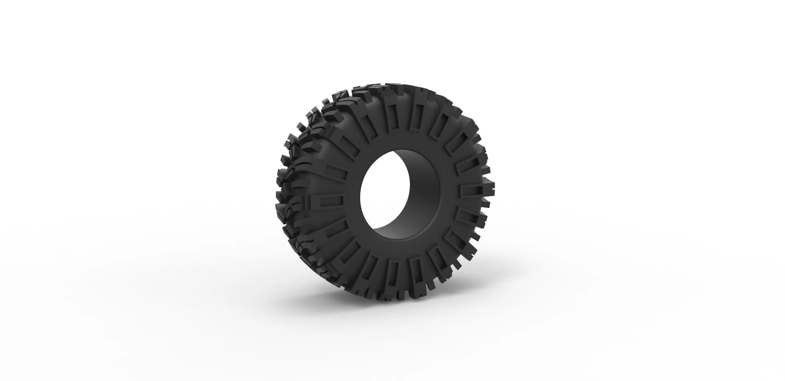 Rock bouncer tire Scale 1 to 25 3D print model_0