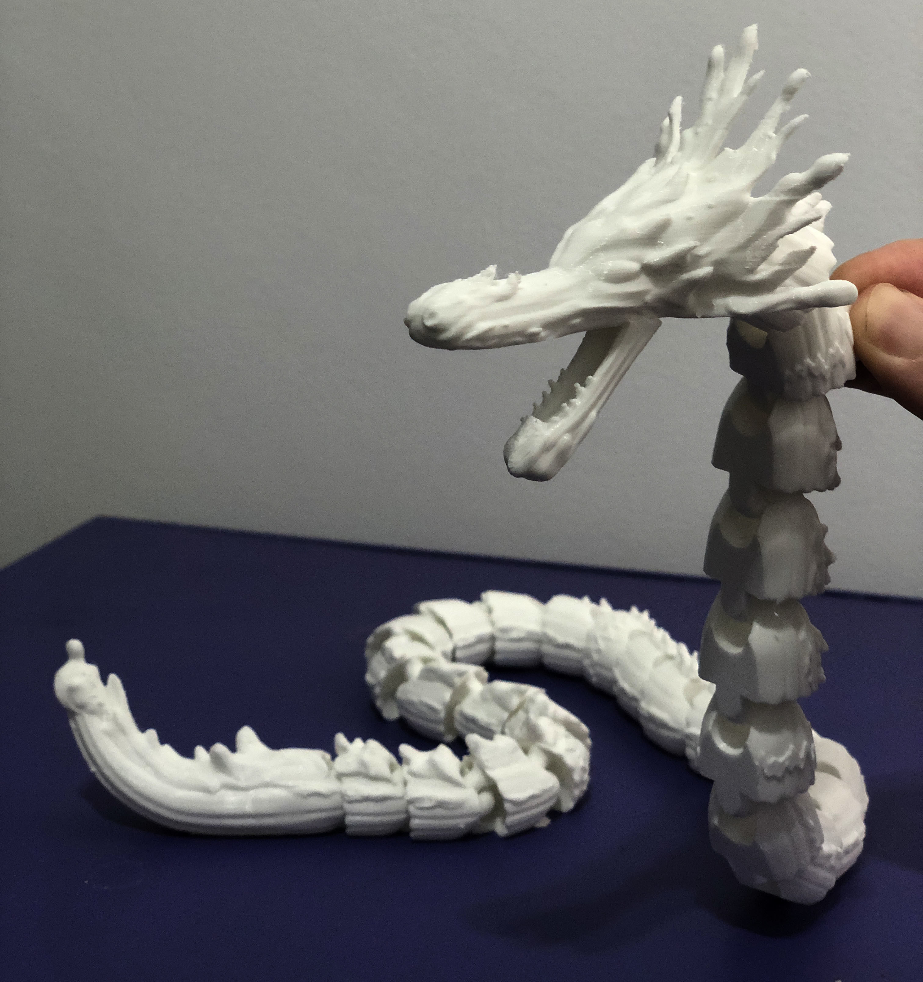 WATER DRAGON FORM FLEXI ARTICULATED KIMETSU DEMON SLAYER 3D print model_6