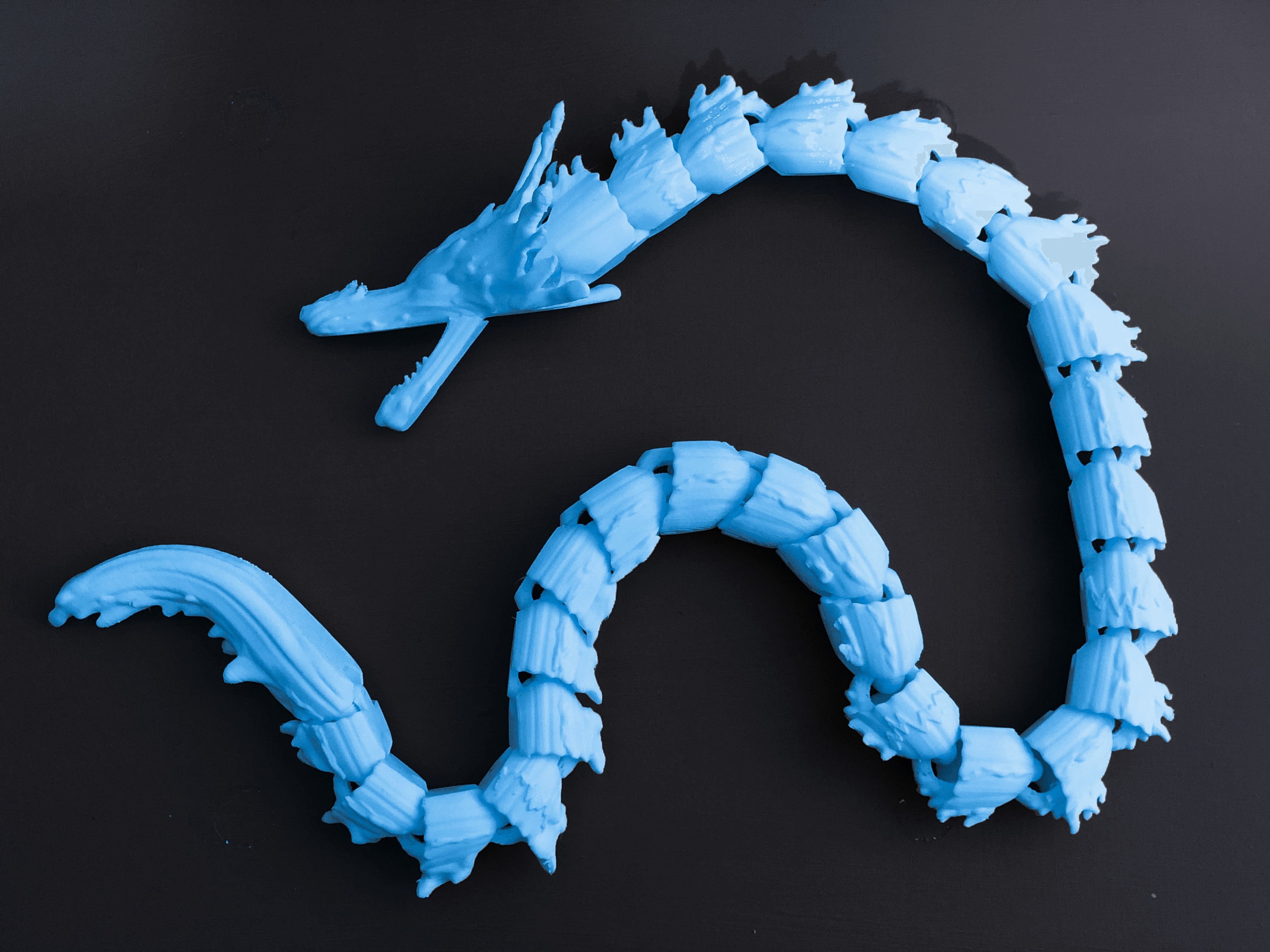 WATER DRAGON FORM FLEXI ARTICULATED KIMETSU DEMON SLAYER 3D print model_8