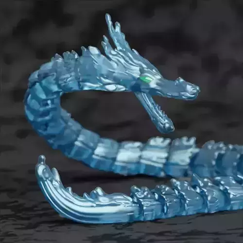 WATER DRAGON FORM FLEXI ARTICULATED KIMETSU DEMON SLAYER