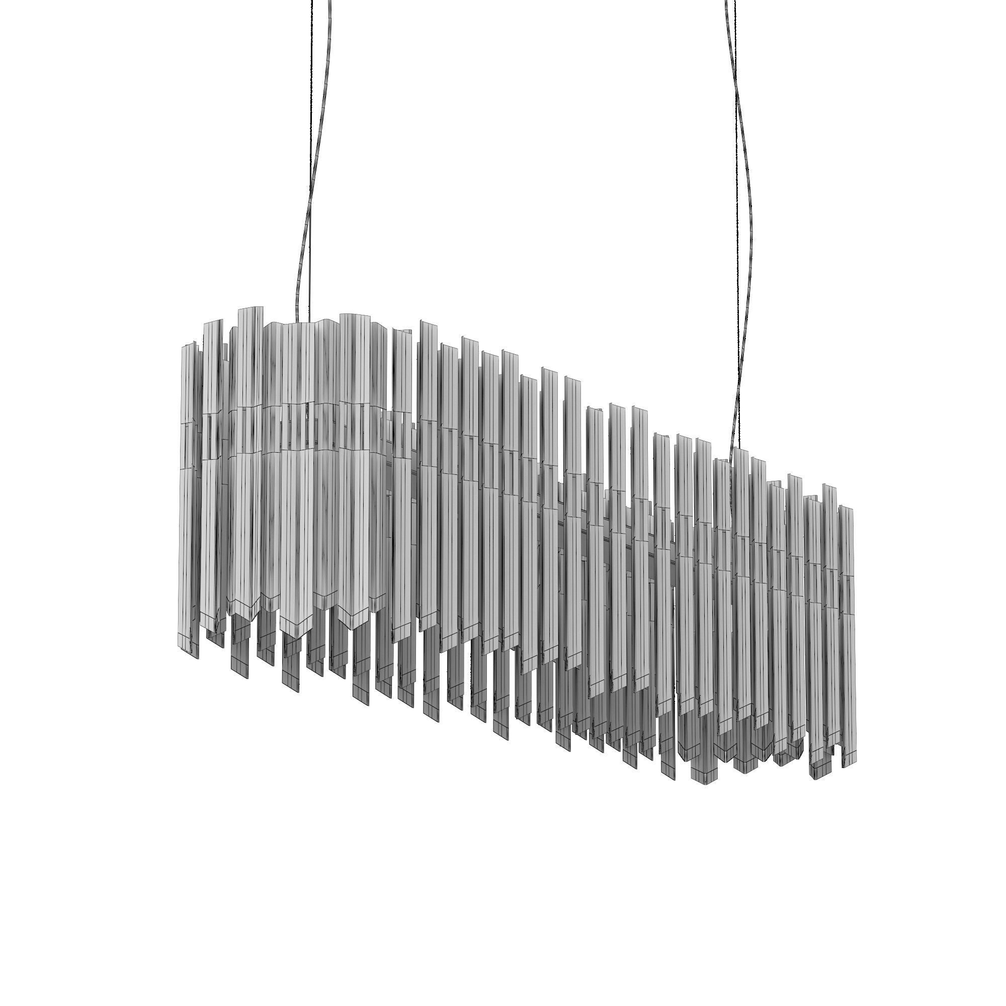 Facet Lozenge Pendant 3D model_5