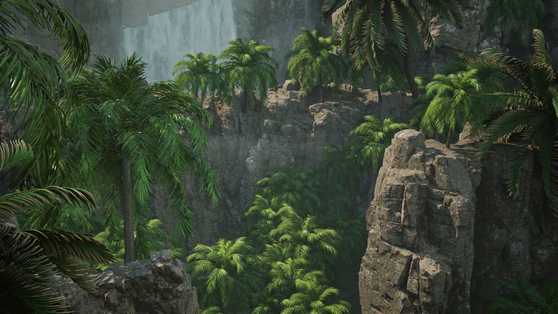 Tropical Island Unreal Engine - Environment Low-poly 3D model_7