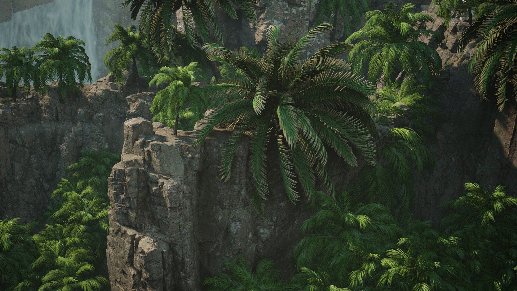 Tropical Island Unreal Engine - Environment Low-poly 3D model_6