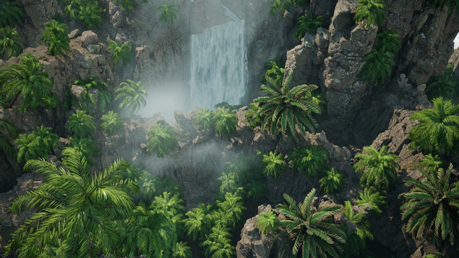 Tropical Island Unreal Engine - Environment Low-poly 3D model_2