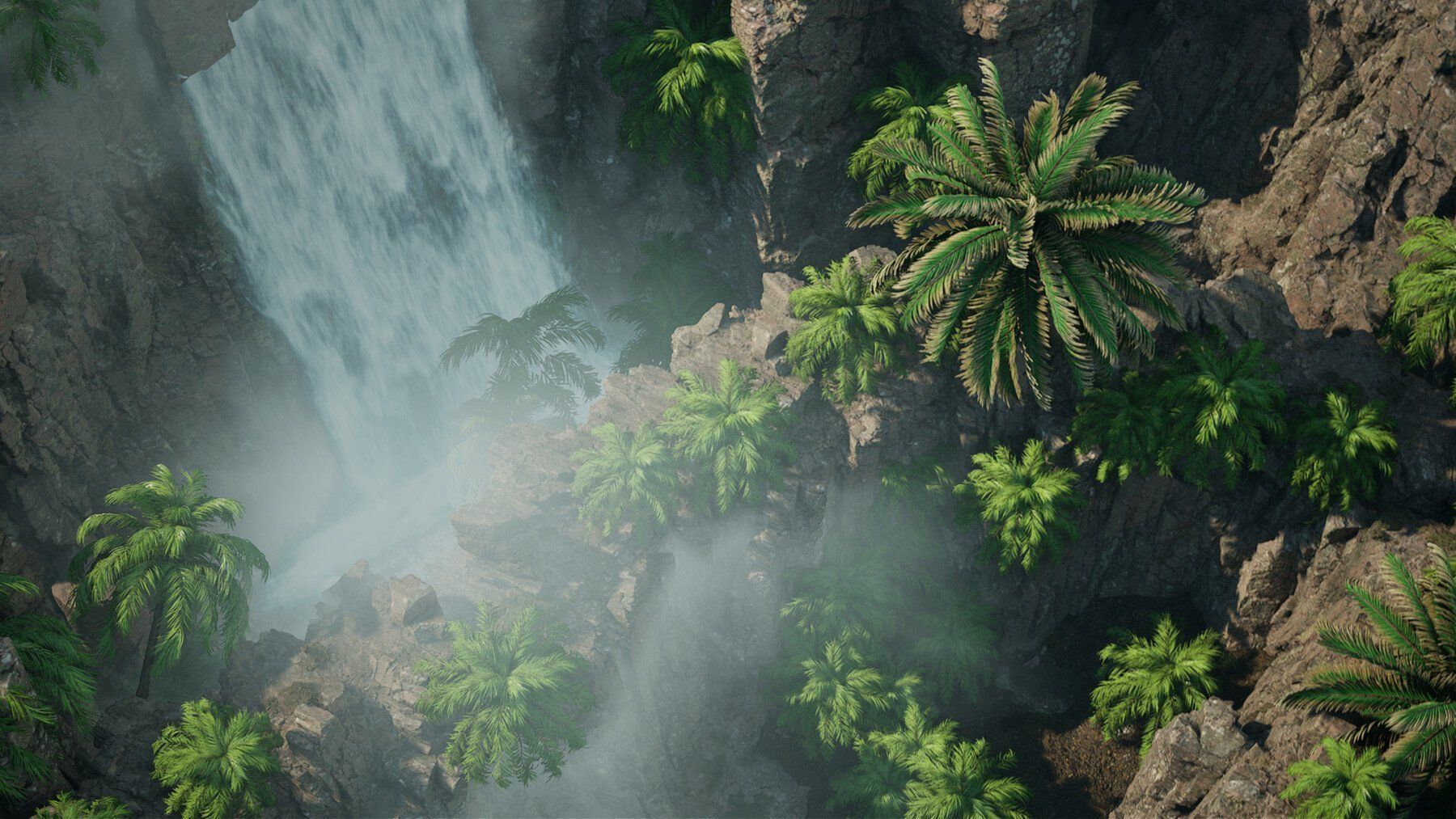 Tropical Island Unreal Engine - Environment Low-poly 3D model_5