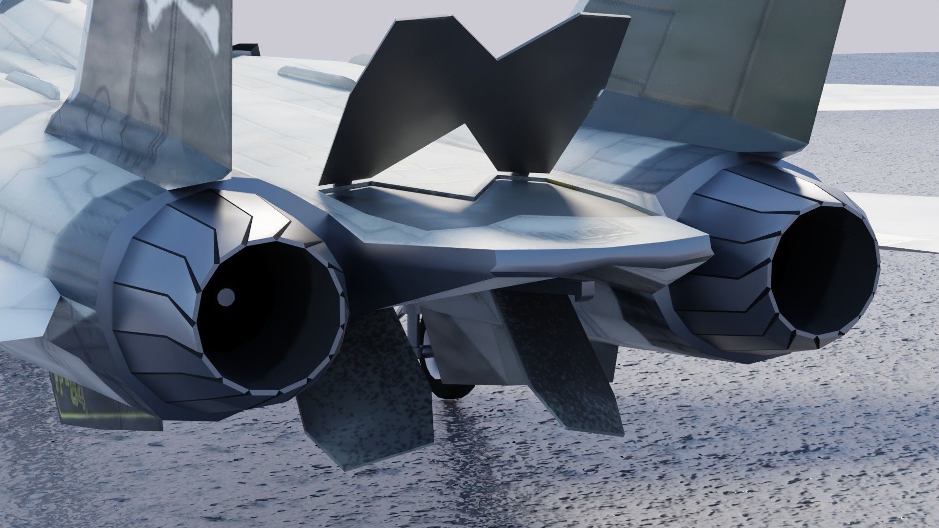 Grumman F-14 Tomcat Low-poly 3D model_22