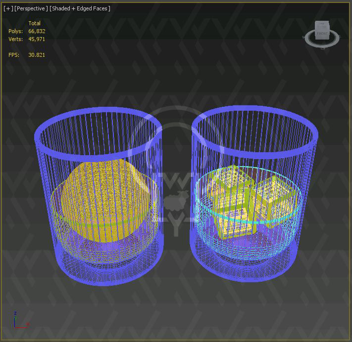 WHISKY WHISKEY MONOGRAM TUMBLER v1 v2 v3 3D Model Collection_11