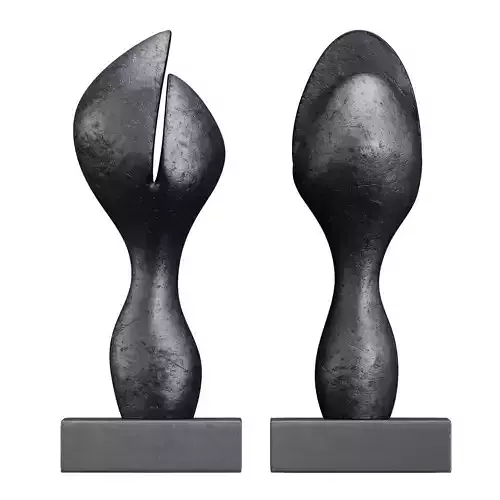 Sculptures of Abstraction Split Fruit 2008 3D model