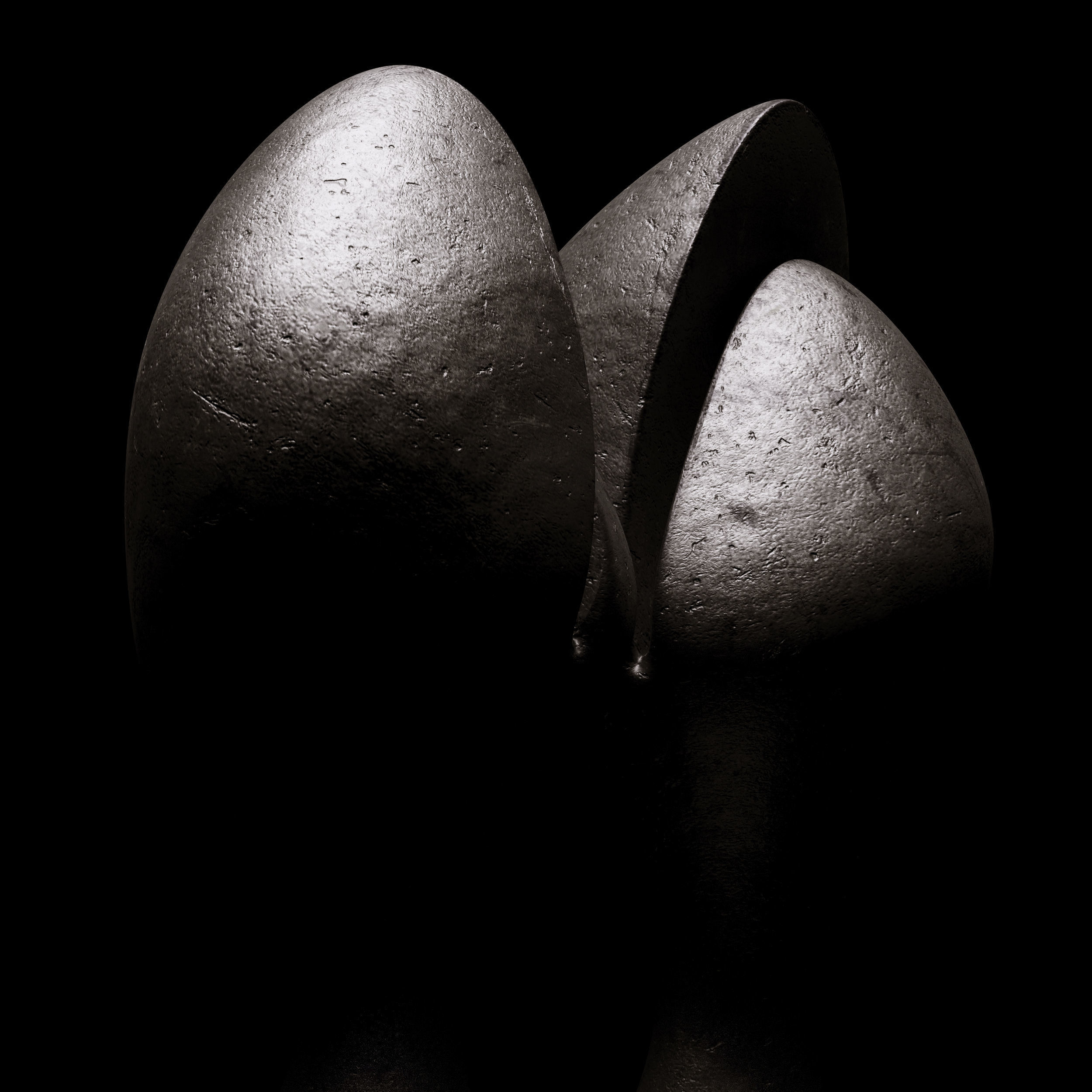 Sculptures of Abstraction Split Fruit 2008 3D model_3