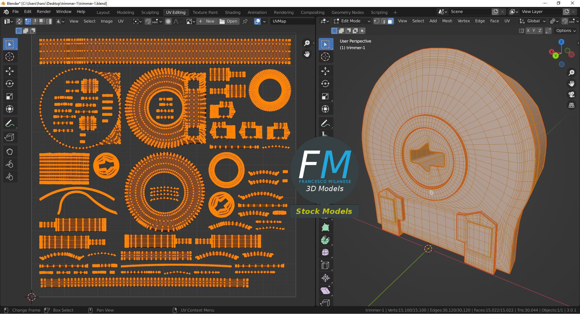 Trimmer 1 3D model_10
