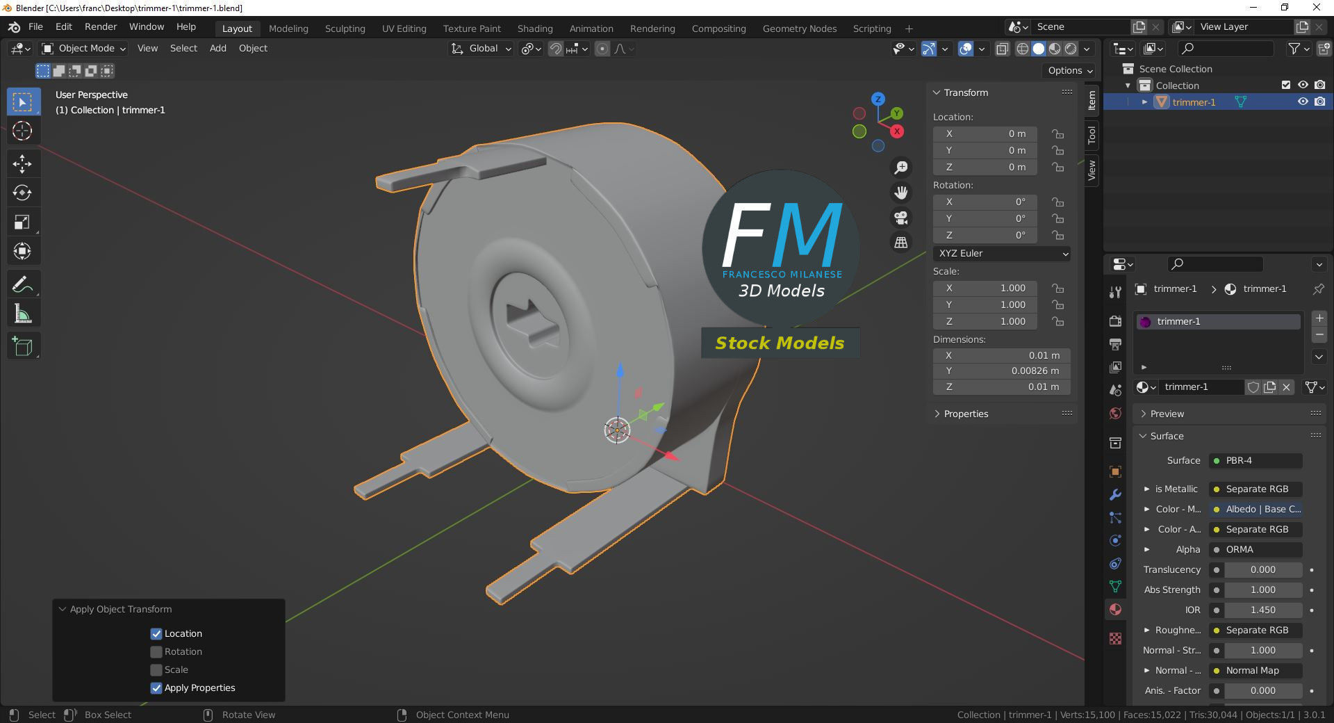 Trimmer 1 3D model_9