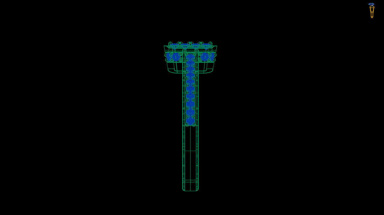 Micro pave ring - Square shaped ring  3d file 3D print model_7