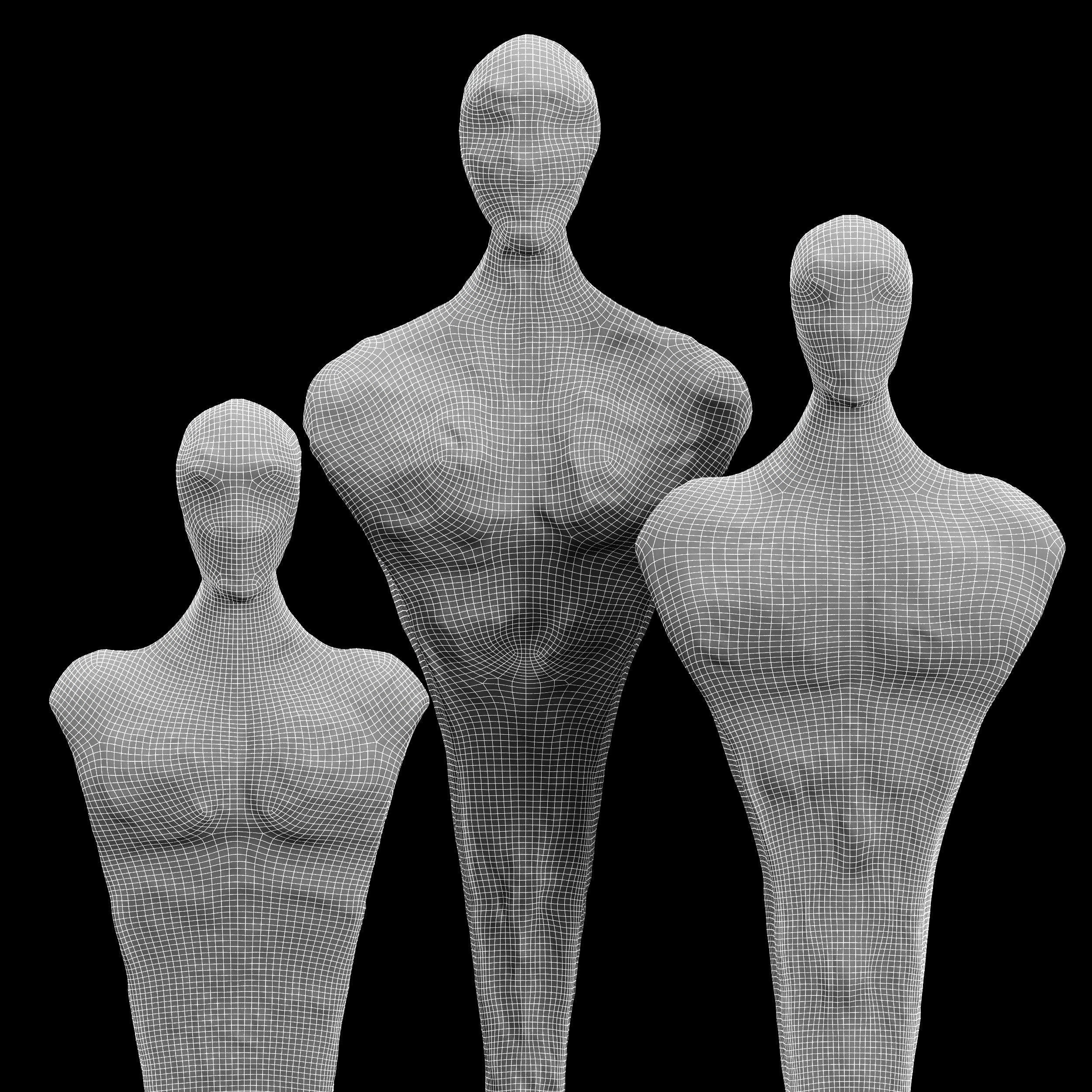 Clay Sculpture of the army 3D model_4