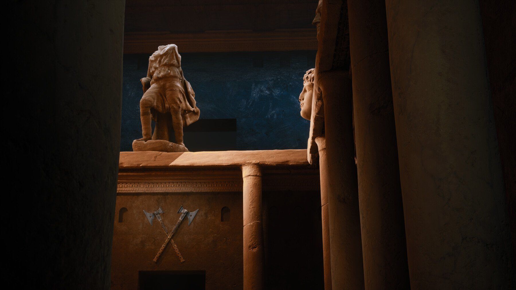 Roman Grave - Unreal Engine Low-poly 3D model_9