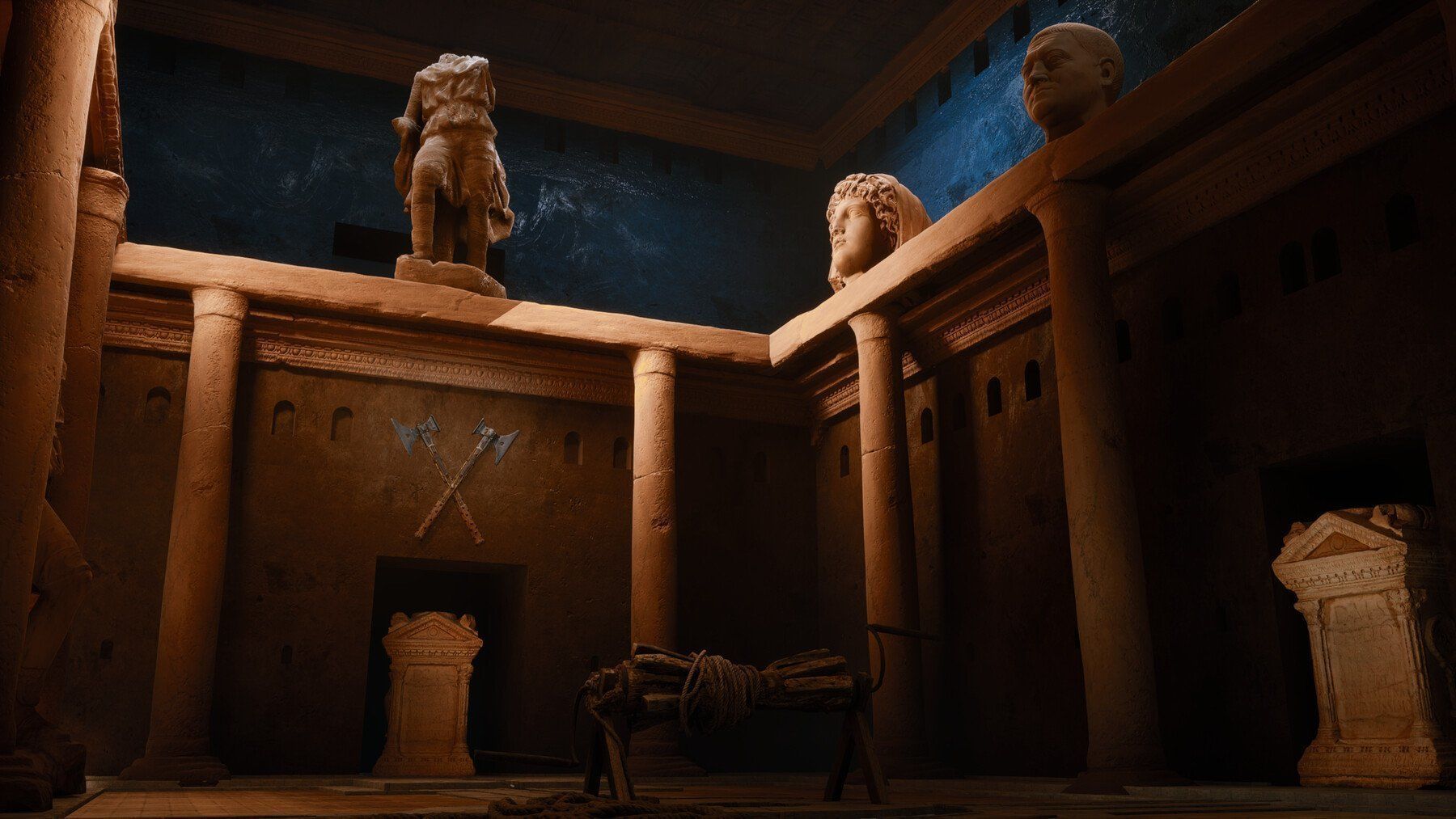 Roman Grave - Unreal Engine Low-poly 3D model_6