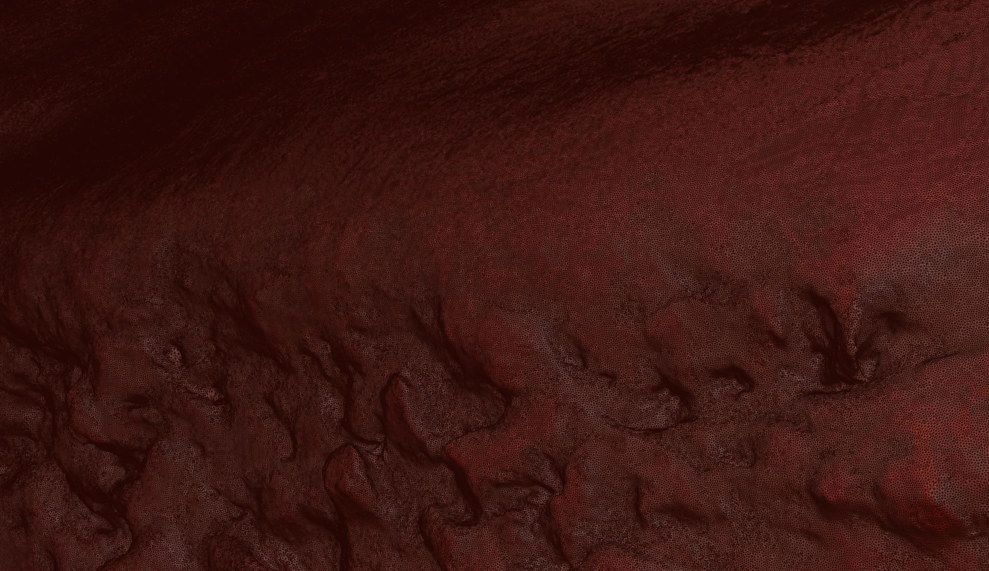 Low snow cliff 3D model_12