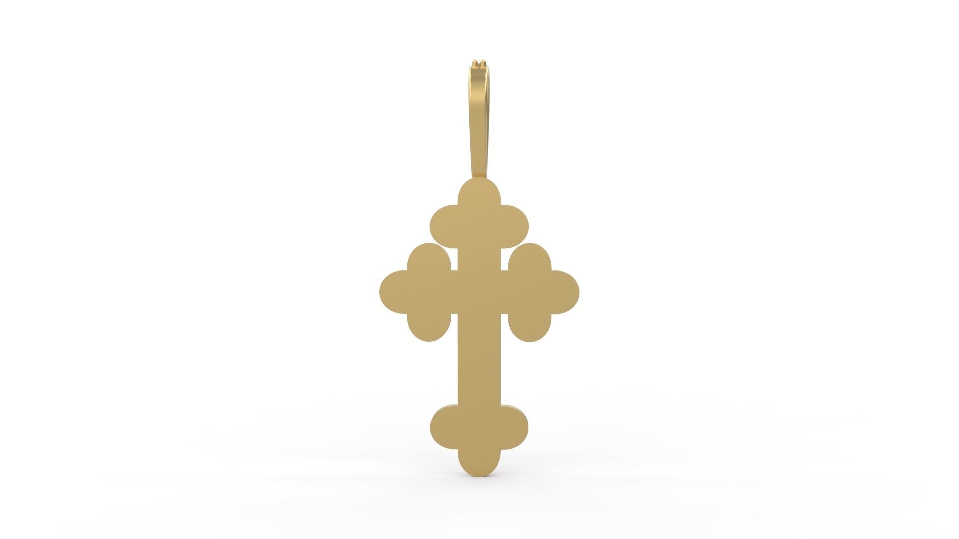 Cross Pendant 10 3D print model_4