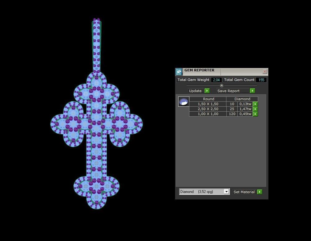 Cross Pendant 10 3D print model_7