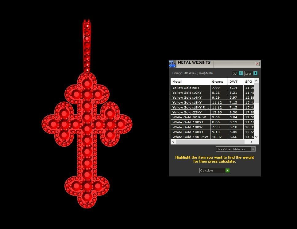 Cross Pendant 10 3D print model_8