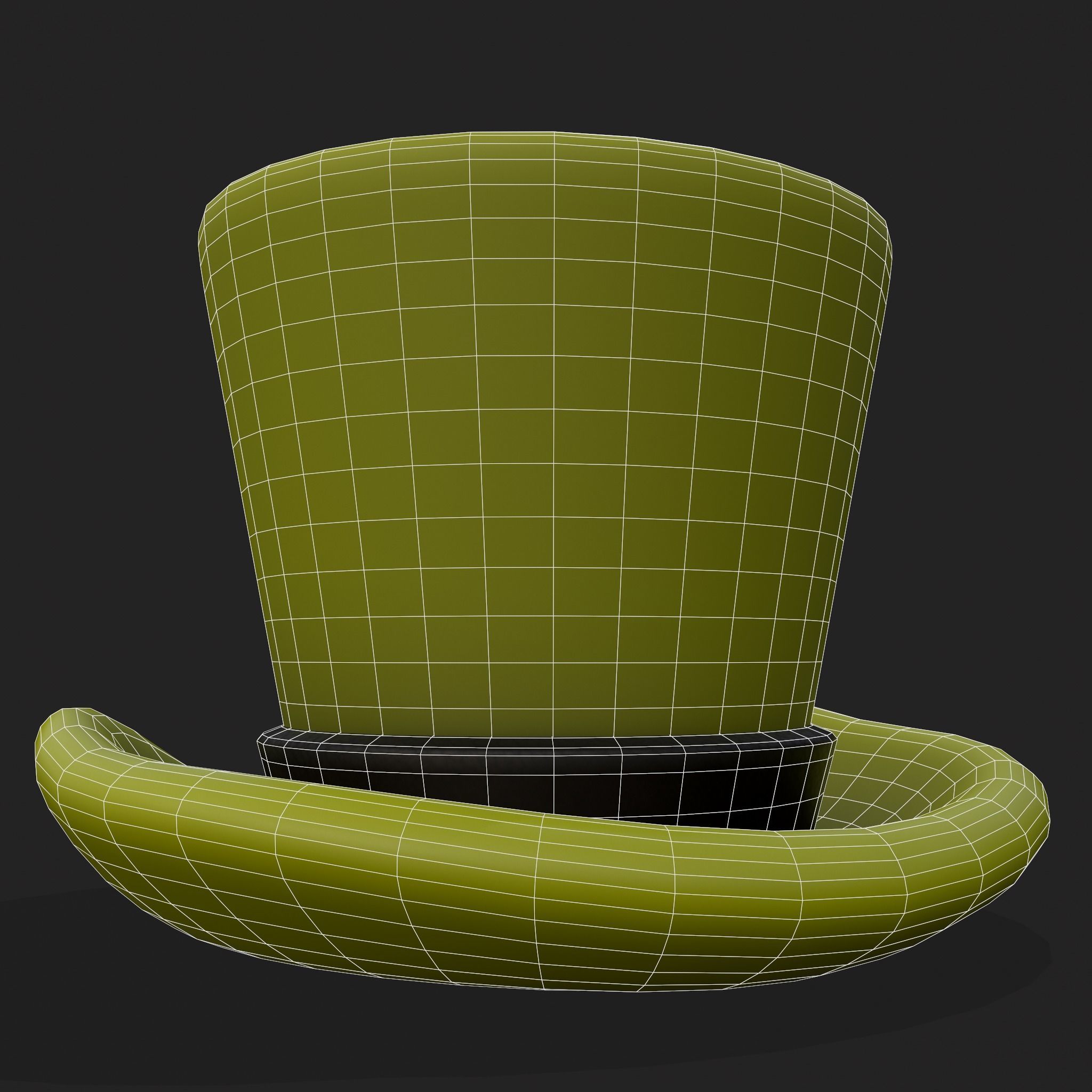 Lucky to be Irish Hat Low-poly 3D model_18