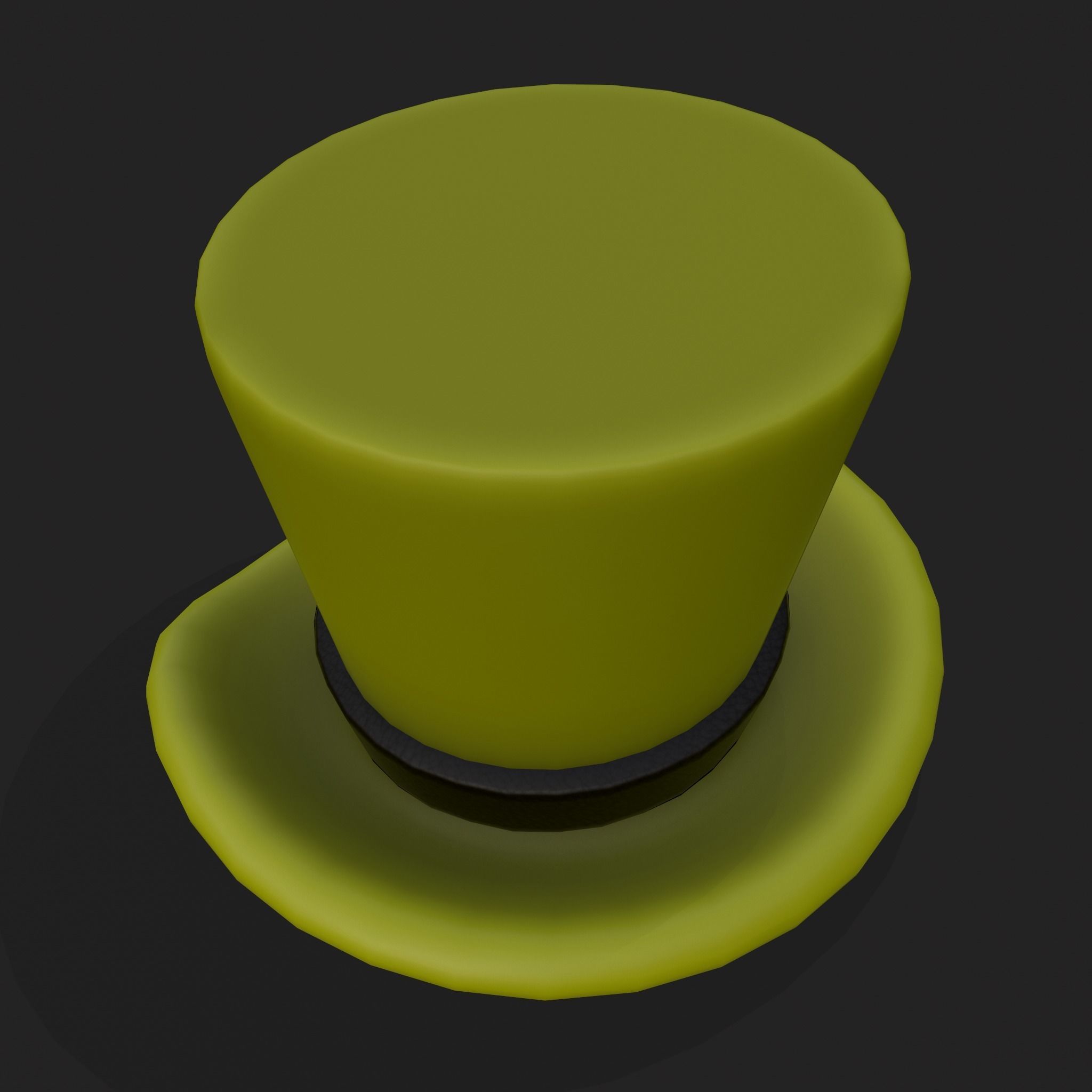 Lucky to be Irish Hat Low-poly 3D model_5