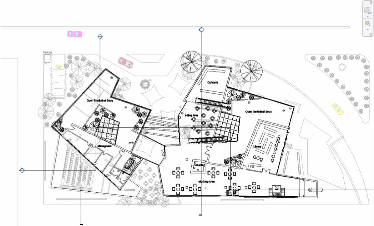 mall compelete revit projec p2 3D model_43