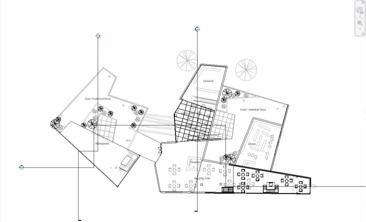 mall compelete revit projec p2 3D model_3
