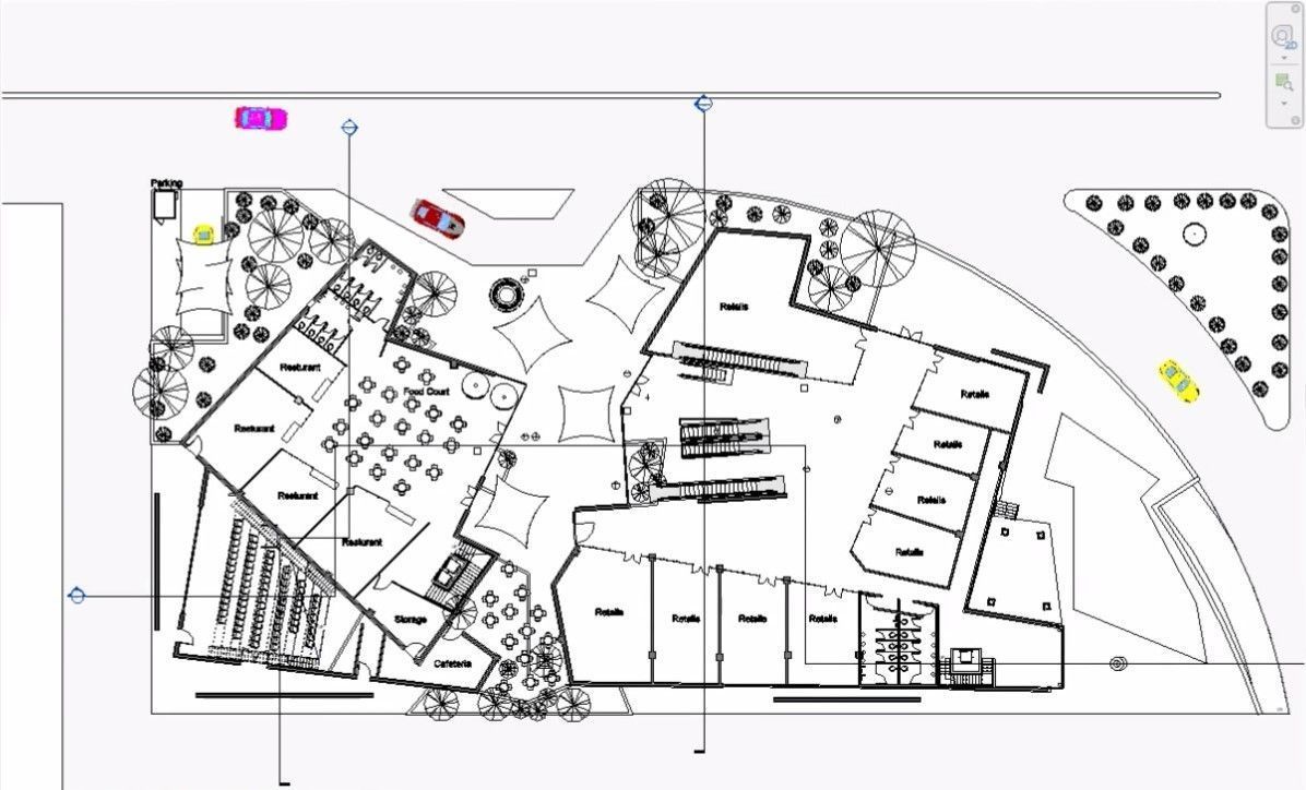 mall compelete revit projec p2 3D model_38