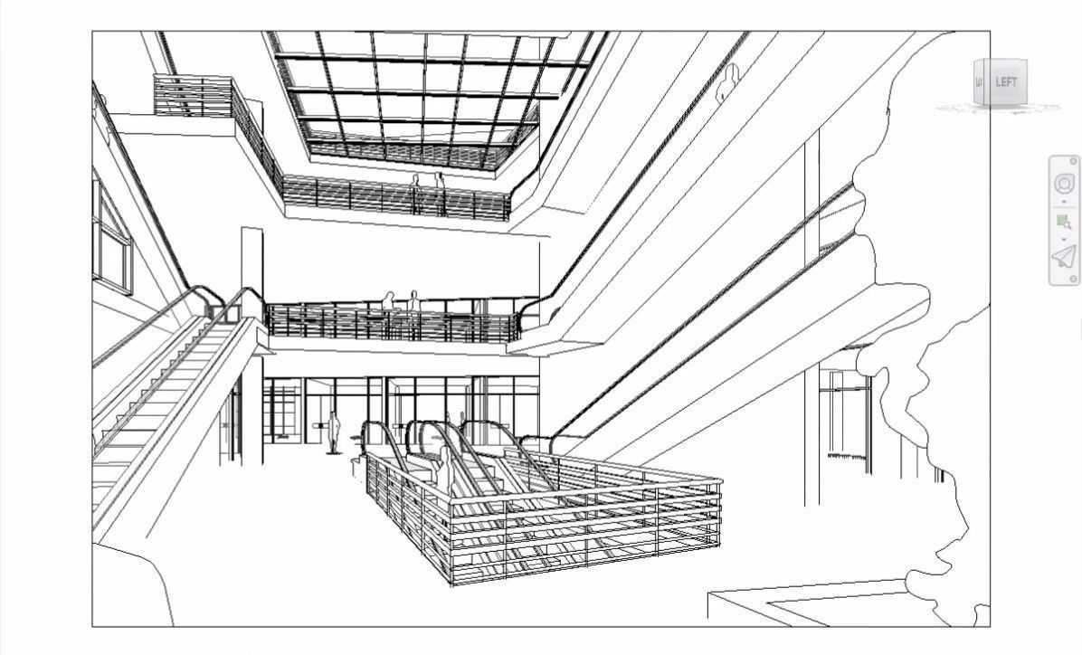 mall compelete revit projec p2 3D model_44