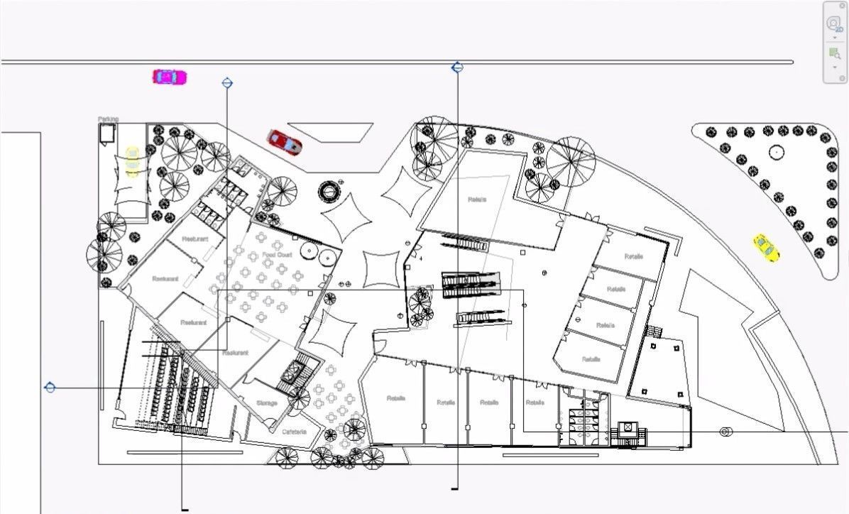 mall compelete revit projec p2 3D model_40