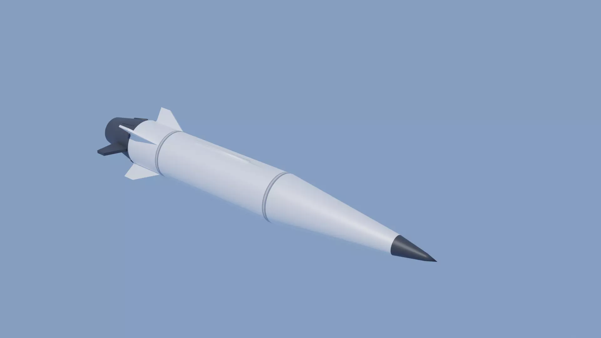 Kh-47m2 Hypersonic Missile 3D model