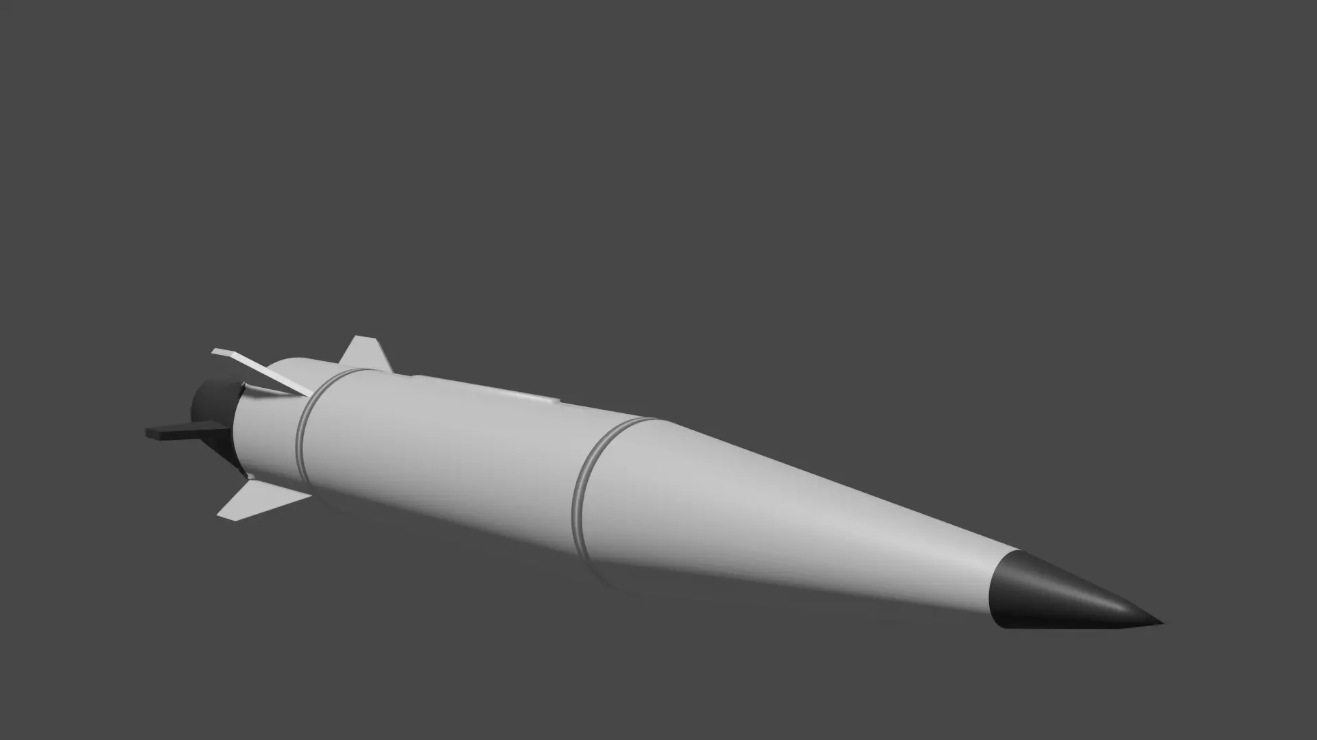 Kh-47m2 Hypersonic Missile - 3D Print 3D print model