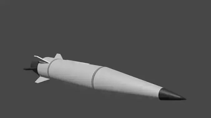 Kh-47m2 Hypersonic Missile - 3D Print 3D print model