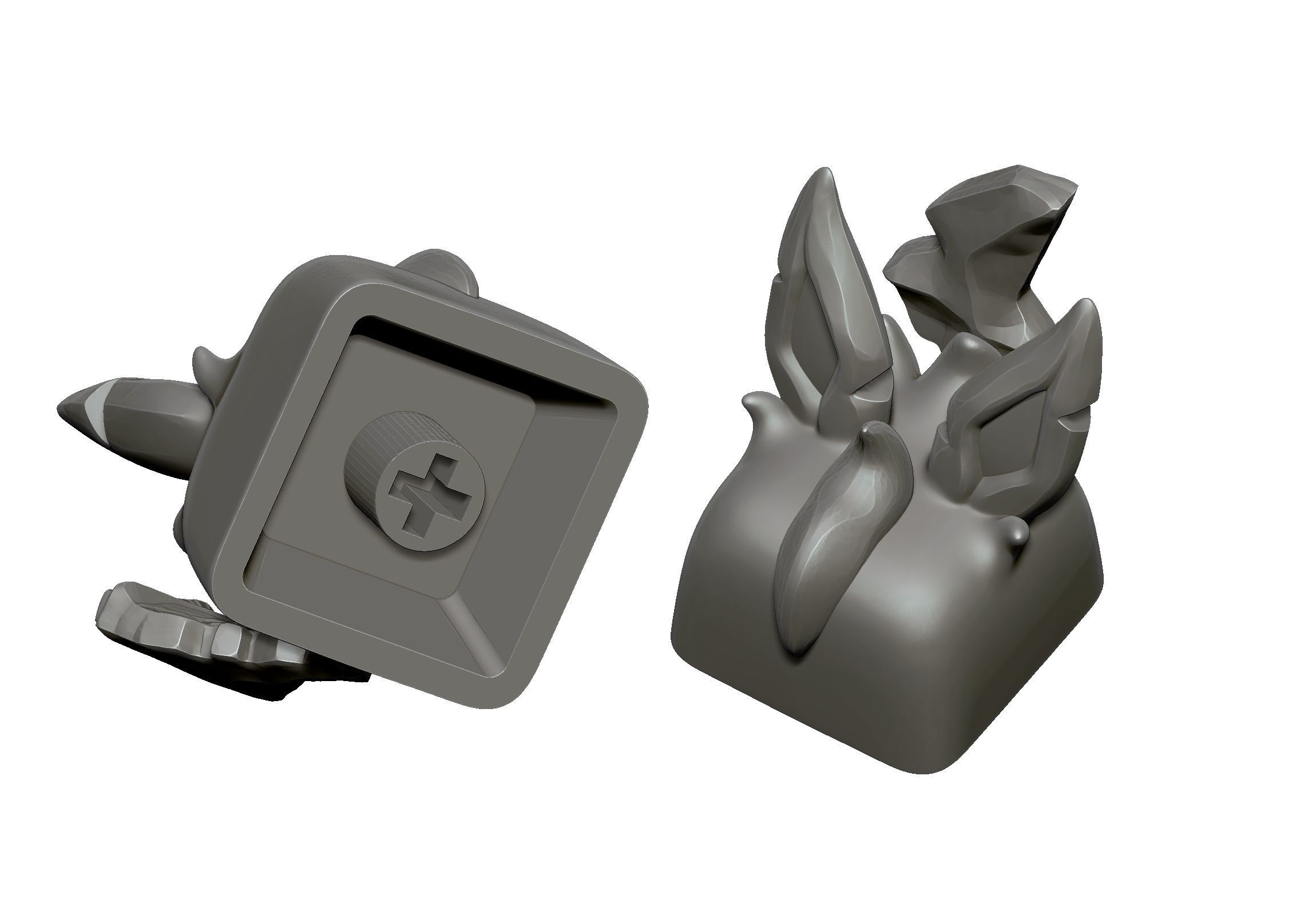 Eeveelutions Vol 2 Keycaps collection - Mechanical Keyboard  3D print model_13