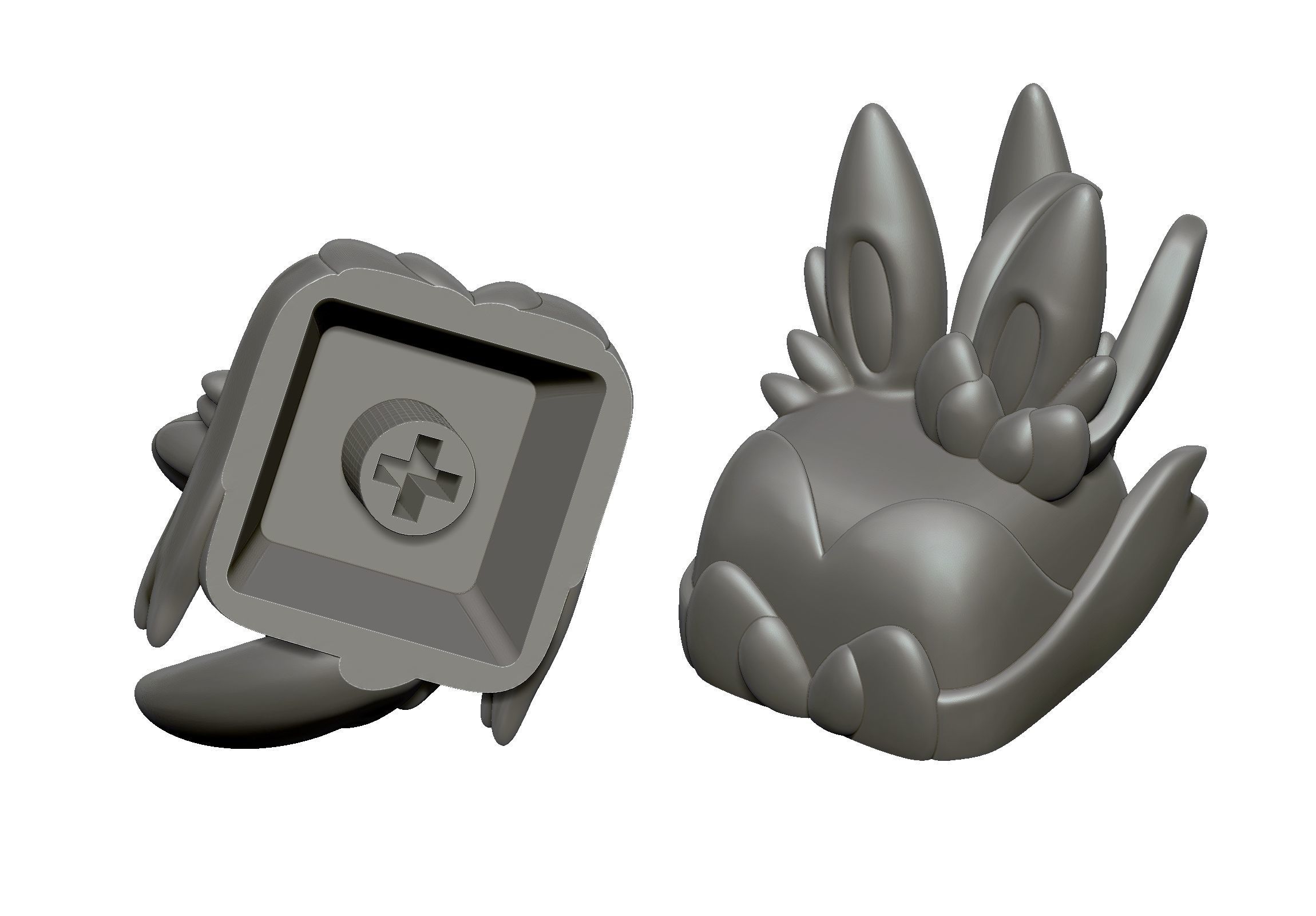 Eeveelutions Vol 2 Keycaps collection - Mechanical Keyboard  3D print model_15