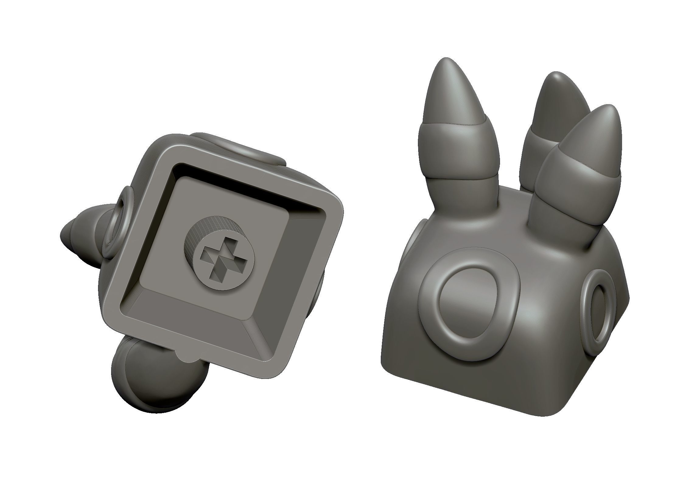 Eeveelutions Vol 2 Keycaps collection - Mechanical Keyboard  3D print model_11