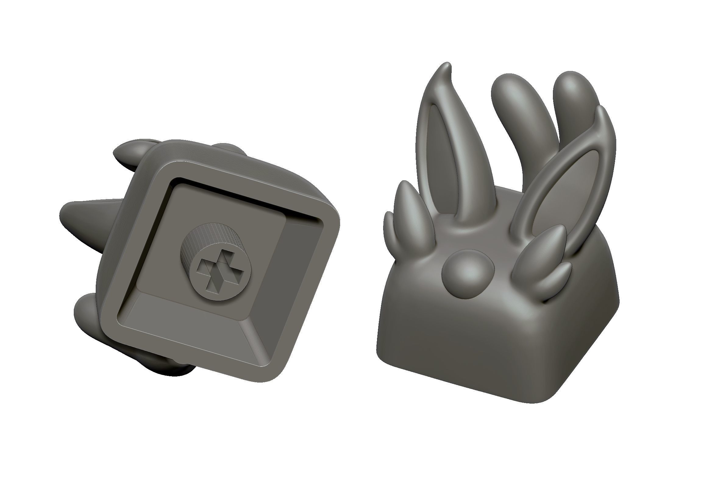 Eeveelutions Vol 2 Keycaps collection - Mechanical Keyboard  3D print model_12