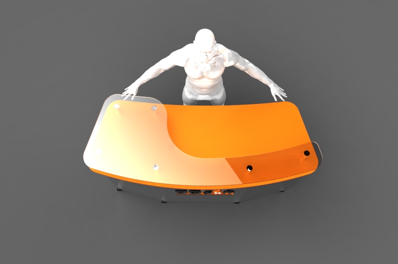 Front Desk Free 3D model_3