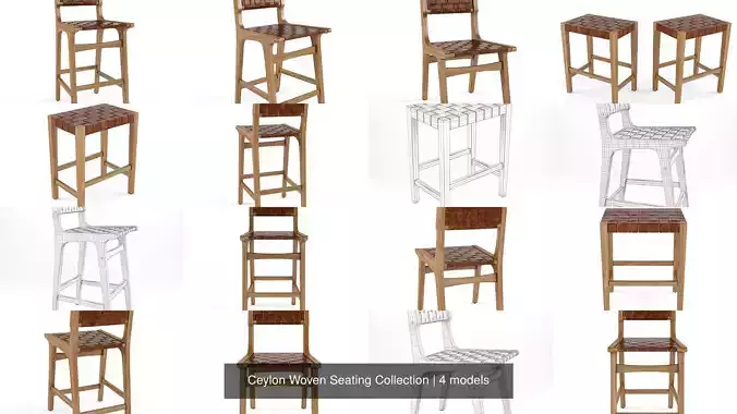 Ceylon Woven Seating Collection 